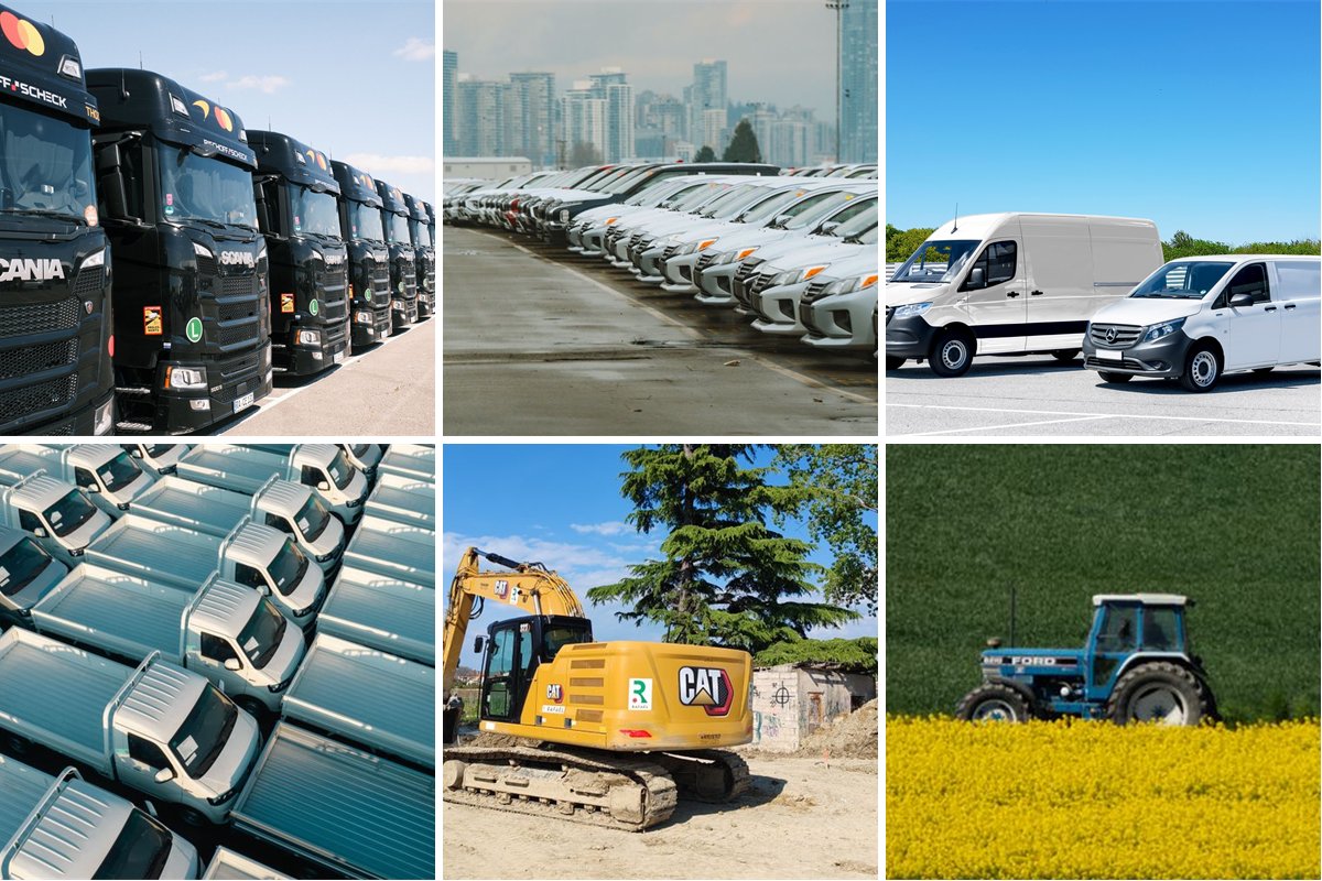 Camioane, autoturisme, autoutilitare, pickup-uri, utilaje de construcții și utilaje agricole monitorizate SmartTrack